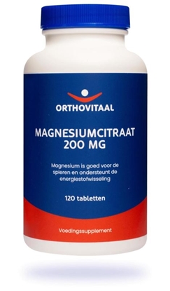 ORTHOVITAAL MAGNESIUM CITRAAT 200MG 120TB